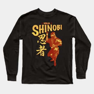 Ninja red Long Sleeve T-Shirt